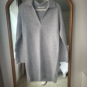Abercrombie & Fitch Gray Sweater Dress